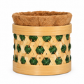 Trellis Bliss 4″ Bamboo Succulent Planter