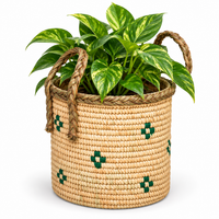 Trellis Bliss  7" Sabai Grass Ornamental Planter