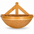 Trellis bliss Half-Moon Bamboo Wall Planter