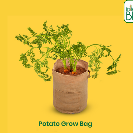 Trelllis Bliss 17″ Jute Potato Grow Bag with Harvest Flap