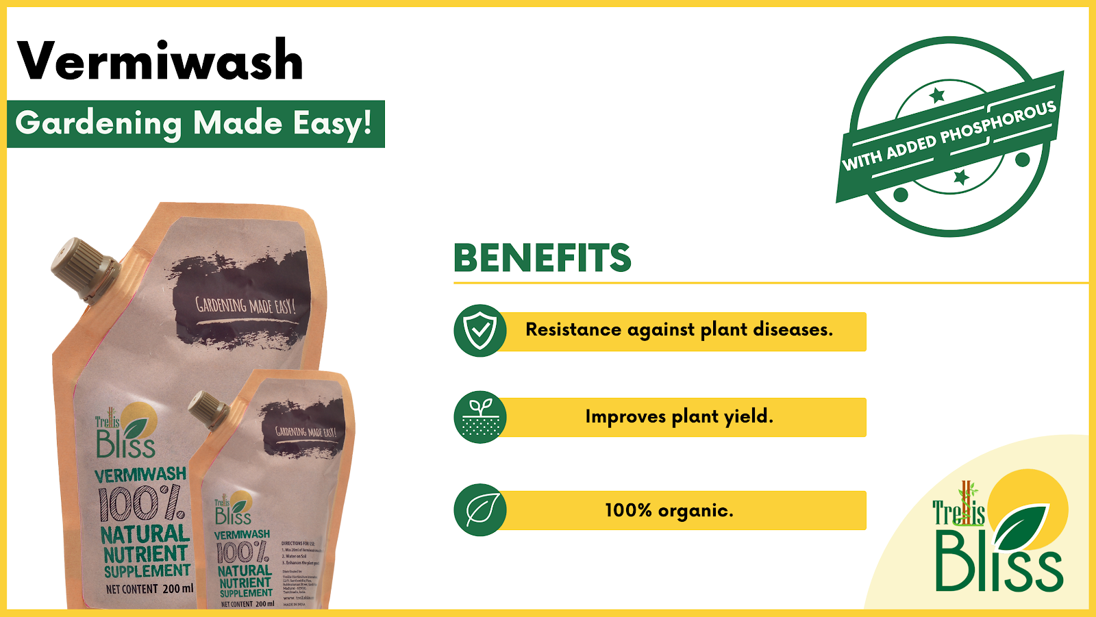 Trellis Bliss Concentrated Vermi Wash trellisblissindia