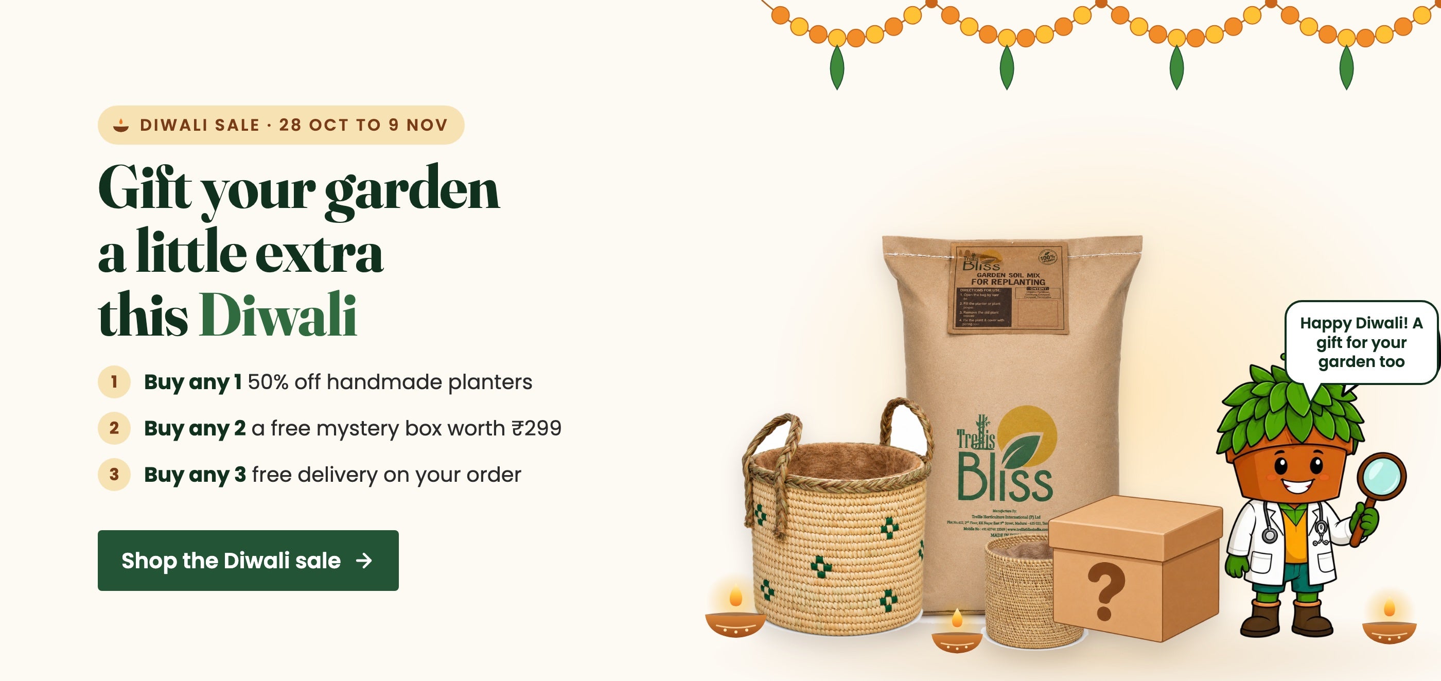 Gift your garden a little extra this Diwali